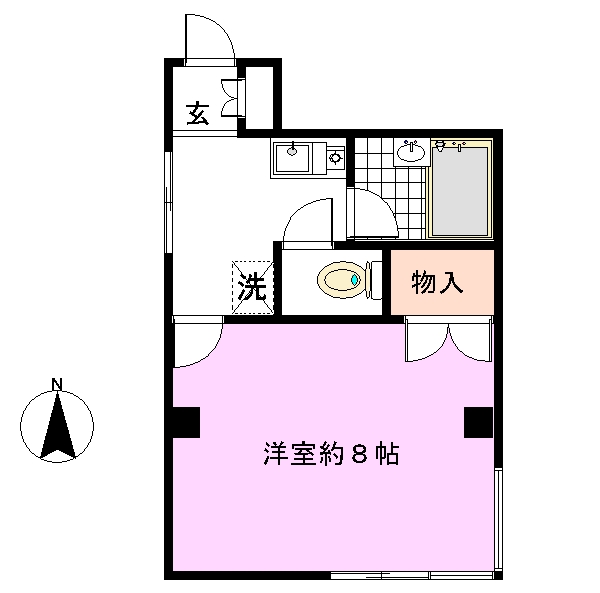 ブレーメンハイツ 2階 １k 有限会社アルト住販